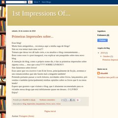 1st Impressions Of...