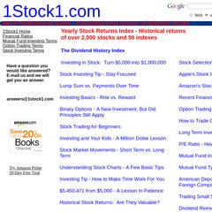 1Stock1 - Your Stock Information Source