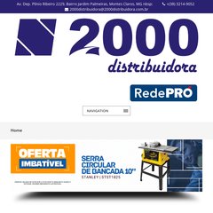 2000distribuidora.com.br A 2000 Distribuidora &eacute; uma tradicional empresa do ramo de materiais para setor moveleiro com uma extensa linha de ferragens, MDF, laminados decorativos