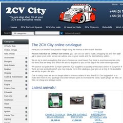 2CV City - Citroen 2CV Parts, Accessories, Chassis and 2CVs For Sale