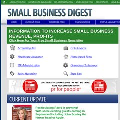 Small Business Digest | Experts Offer Ideas, Tips, Advice for Small Business