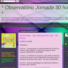 * Observatório Jornada 30 horas SP *