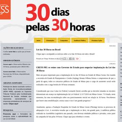 30 horas em Minas Gerais