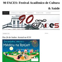 90 FACES: Festival Acadêmico de Cultura & Saúde | Arte. Saúde. Política. 90 FACES: Festival Acadêmico de Cultura & Saúde | Arte. Saúde. Política.