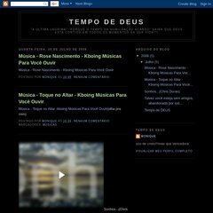 Tempo de DEUS Tempo de DEUS