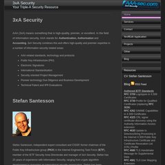  Visual eID Project, PKIX, IETF, CV Stefan Santesson