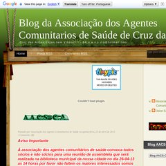 Blog da Associação dos Agentes Comunitarios de Saúde de Cruz das Almas