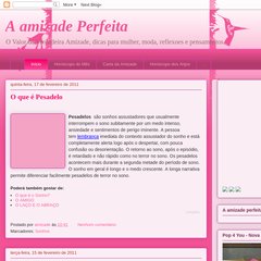 A amizade Perfeita A amizade Perfeita