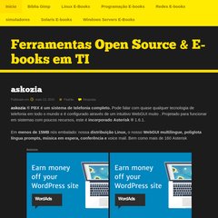 Ferramentas Open Source & E-books em TI Ferramentas Open Source & E-books em TI