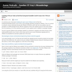 Aaron Walrath – Another IT Guy's Meanderings Aaron Walrath – Another IT Guy's Meanderings