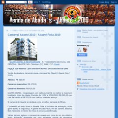 Venda de abadás para o carnaval de Abaete e Carnafolia de Abaeté. Carnaval de Abaeté Venda de abadás para o carnaval de Abaete e Carnafolia de Abaeté. Carnaval de Abaeté