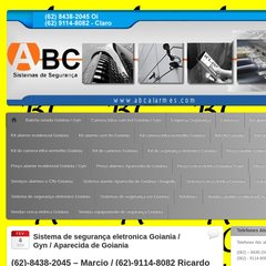 Abc Alarmes – Sistema Segurança Goiânia Abc Alarmes – Sistema Segurança Goiânia
