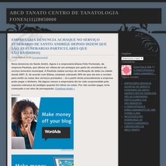 ABCD TANATO CENTRO DE TANATOLOGIA FONES(11)28050000 ABCD TANATO CENTRO DE TANATOLOGIA FONES(11)28050000