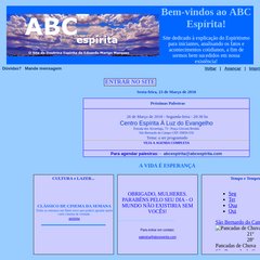 Benvindos ao ABC Espírita... Benvindos ao ABC Espírita...