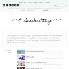 abeachcottage.com nautical, vintage, coastal