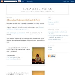 abednatal.blogspot.com Leia as mensagens que já circularam, 16:22, Um polo ABED em Natal abednatal.blogspot.com Leia as mensagens que já circularam, 16:22, Um polo ABED em Natal