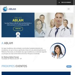 ABLAM :: Associação Brasileira de Ligas Acadêmicas de Medicina ABLAM :: Associação Brasileira de Ligas Acadêmicas de Medicina
