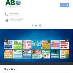 abo-to.org.br Cadastrar, Inicial, Institucional abo-to.org.br Cadastrar, Inicial, Institucional
