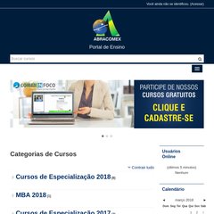 abracomexonline.org moodle, ABRACOMEX Ensino à Distância abracomexonline.org moodle, ABRACOMEX Ensino à Distância