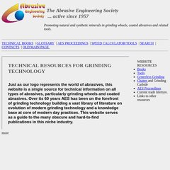 ABRASIVE ENGINEERING SOCIETY ABRASIVE ENGINEERING SOCIETY