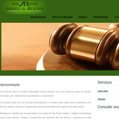 abreuerocha.com.br Quem Somos, Áreas de Atuação, Sócios