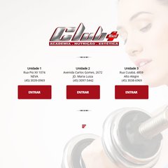 Academia Club Mais - Escolha a sua unidade Academia Club Mais - Escolha a sua unidade