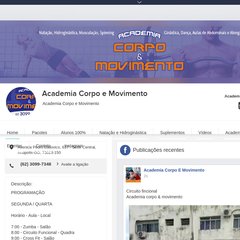 Academia Corpo e Movimento - Anápolis-GO Academia Corpo e Movimento - Anápolis-GO