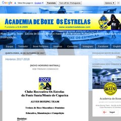 Academia de Boxe Os Estrelas Academia de Boxe Os Estrelas