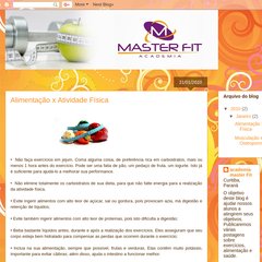 academiamasterfit.blogspot.com Alimentação x Atividade Física, 17:29, 0 comentários