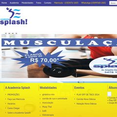 Academia Splash - Natação Nova Odessa - Prof. Marcos Tomaiolo. Academia Splash - Natação Nova Odessa - Prof. Marcos Tomaiolo.