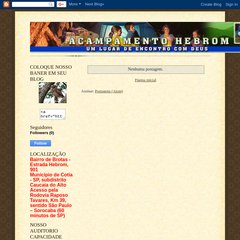 ACAMPAMENTO PARA IGREJA HEBROM