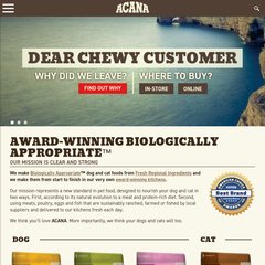 acana.com Champion Petfoods, ORIJEN, Library