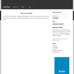 acanhar.wordpress.com Acanhar, Prazer, Ana acanhar.wordpress.com Acanhar, Prazer, Ana