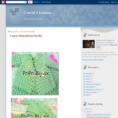 Crochê é fashion...