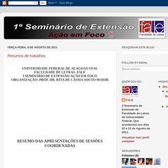 1° Seminário de Extensão - FALE/UFAL 1° Seminário de Extensão - FALE/UFAL