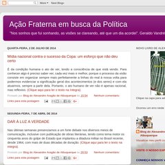 Ação Fraterna em busca da Política Ação Fraterna em busca da Política