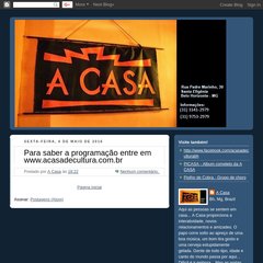 acasadecultura.blogspot.com PROGRAMAÇÃO, 23:53, DELEGAS CIA