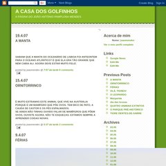 A CASA DOS GOLFINHOS A CASA DOS GOLFINHOS