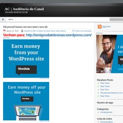 acaudienciadatv.wordpress.com AC | Audiência do Canal, Início, Deixar um comentário acaudienciadatv.wordpress.com AC | Audiência do Canal, Início, Deixar um comentário
