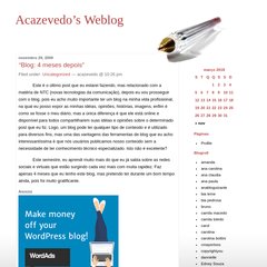 Acazevedo’s Weblog Acazevedo’s Weblog