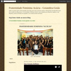 Fraternidade Feminina Acácia - Goiandira-Goiás Fraternidade Feminina Acácia - Goiandira-Goiás