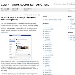 ACEITA – Mídias Sociais em tempo Real ACEITA – Mídias Sociais em tempo Real