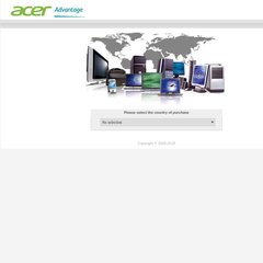 Acer - Choose Country Acer - Choose Country