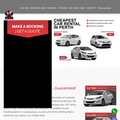 Car Hire Perth, Rent A Car Perth, Car, Van & Minibus Hire Perth - Ace Rent A Car