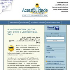 Tecnologias Assistivas, Perguntas Frequentes, Links, Contatos Tecnologias Assistivas, Perguntas Frequentes, Links, Contatos