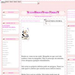 ACESSÓRIOS PARA ORKUT ACESSÓRIOS PARA ORKUT