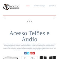 Acesso Telões & Áudio | Acesso Telões & Áudio |
