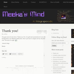 Meeka's Mind | All things sporadic! Meeka's Mind | All things sporadic!