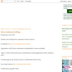 Blog Achar É Fácil Blog Achar É Fácil