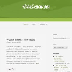 acheconcurso.wordpress.com Ache Concursos dos Concurseiros Unidos, Início, DICAS acheconcurso.wordpress.com Ache Concursos dos Concurseiros Unidos, Início, DICAS